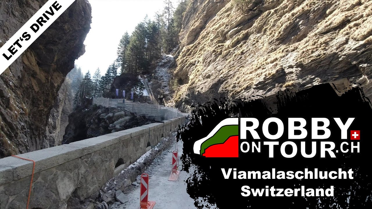 Let's Drive | Viamalaschlucht, Thusis GR – Zillis GR, Schweiz | 4K 60fps