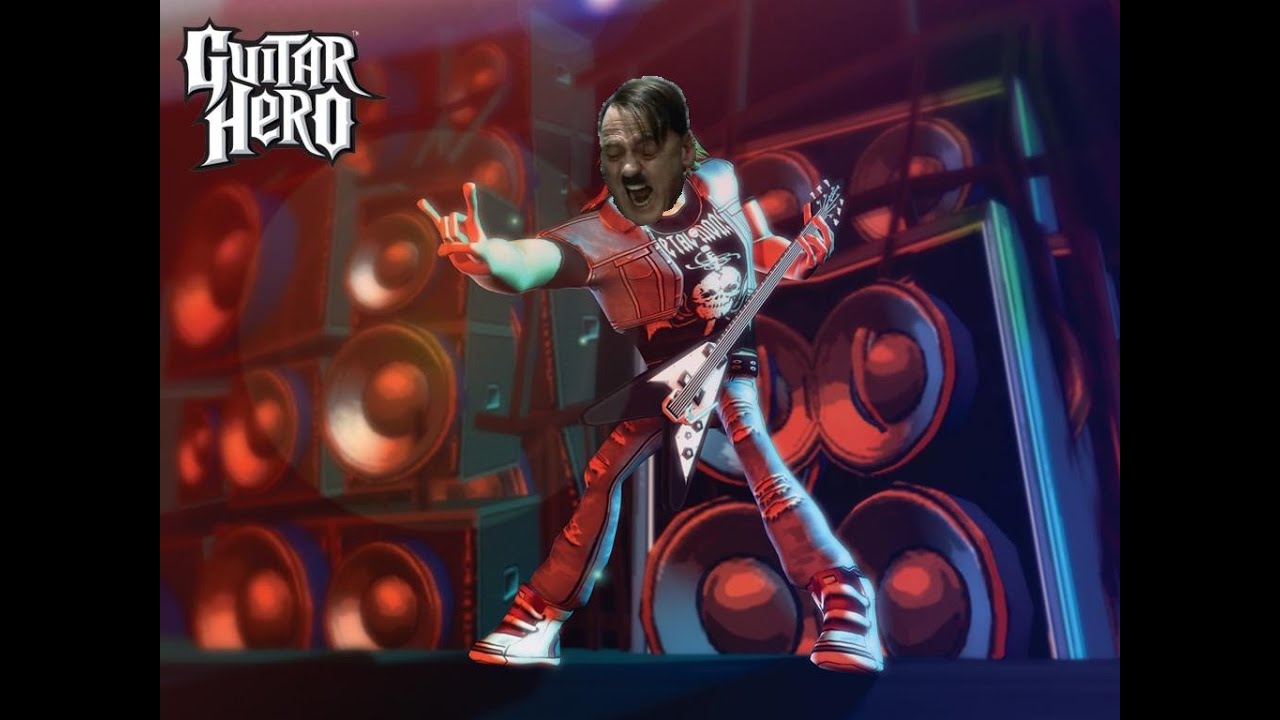 Hitler plays Guitar Hero