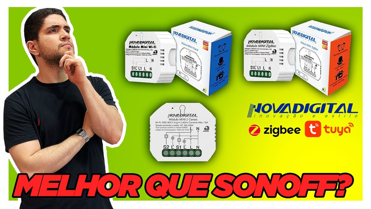 Mini Novadigital Wi-fi tuya - conheça a linha completa!