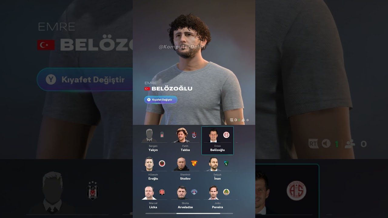EA FC 26 S&uuml;per Lig TEKNİK DİREKT&Ouml;RLERİ