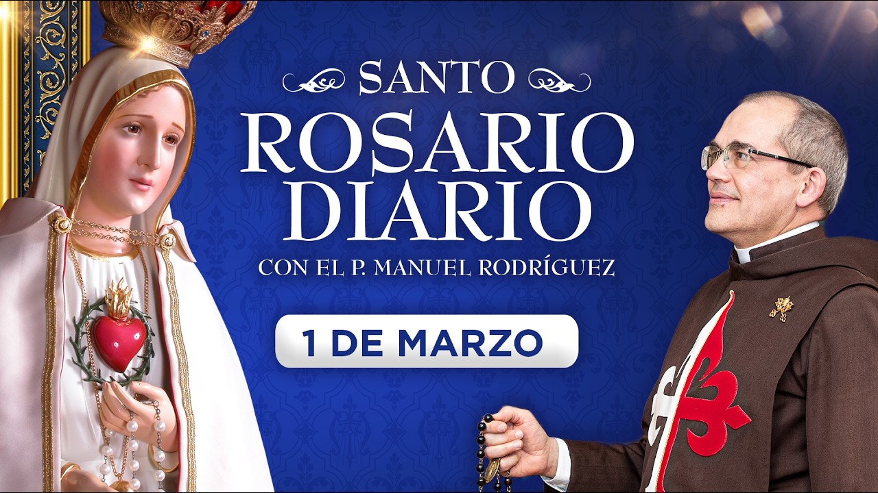 Santo Rosario Diario | Domingo 1 de marzo - Misterios gloriosos #rosario