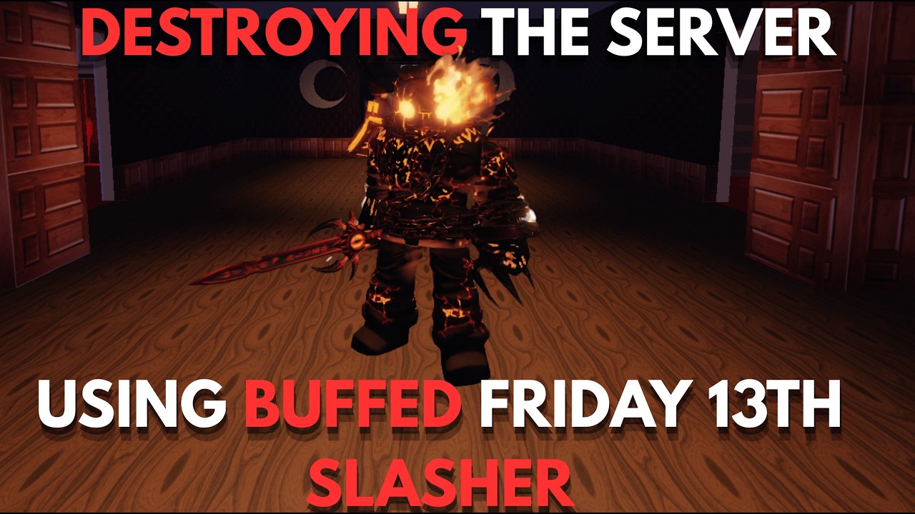 DESTROYING THE SERVER USING BUFFED FRIDAY 13TH SLASHER IN [FORSAKEN]