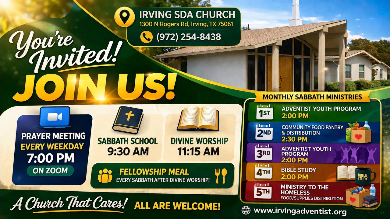 LIVE - Irving Seventh-day Adventist Church