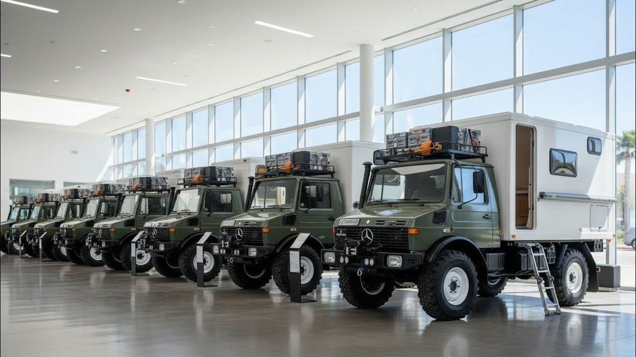Представлен кемпер Mercedes-Benz Unimog 2027 года &ndash; роскошный внедорожный дом на колесах, в сущес...