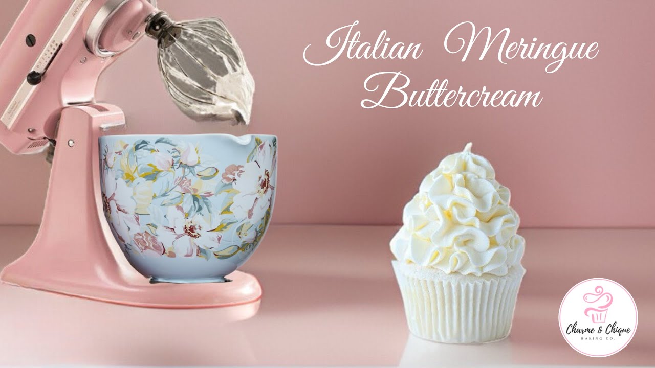 Italian Meringue BUTTERCREAM - The only method used by pros!