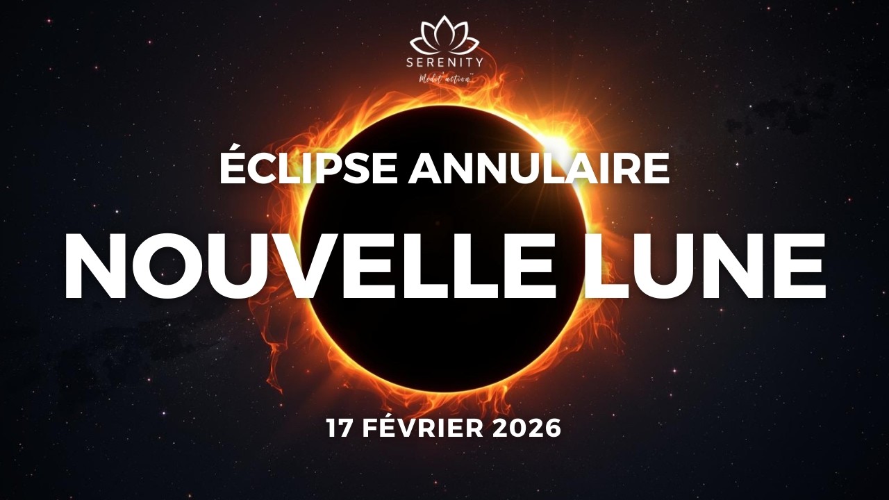 ⭕ ÉCLIPSE SOLAIRE ANNULAIRE & NOUVELLE LUNE DU 17 FÉVRIER 2026 en Verseau - Énergie du RESET profond