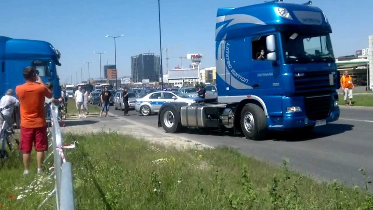 19 Trakerskie Spotkanie w Krakowie, 16-17 Czerwca 2012-Wyjazd ciężarówek
