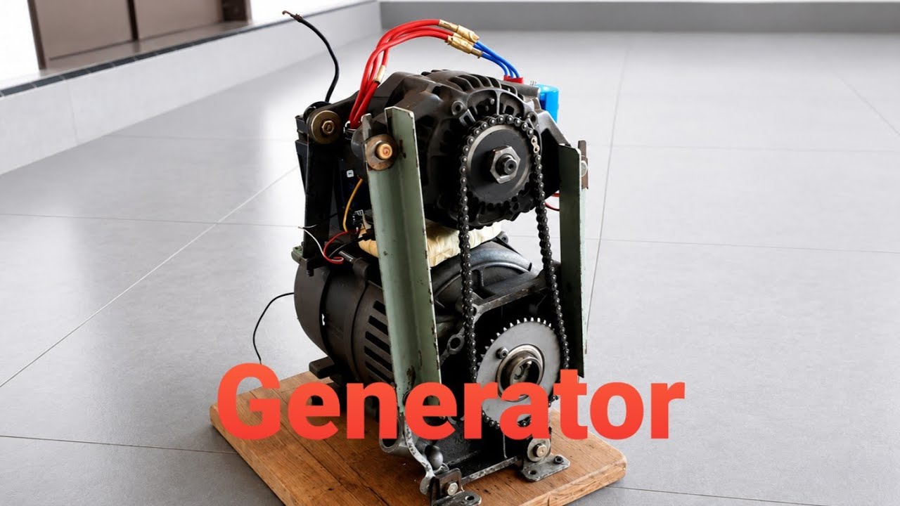Generator dan alternator brushless sebagai motor