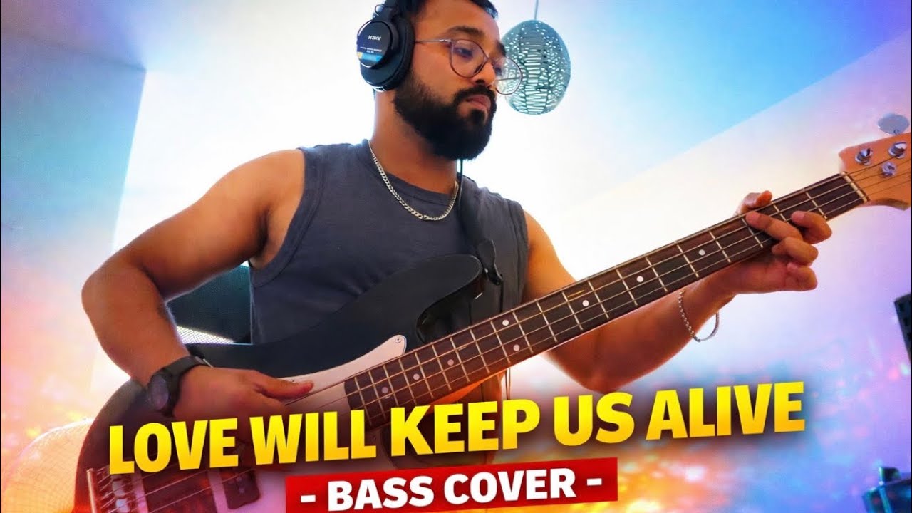 Love Will Keep Us Alive - Bass Cover #bass #eagles #bassguitar 