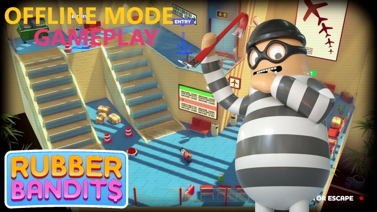 Rubber Bandits Offline Mode Gameplay