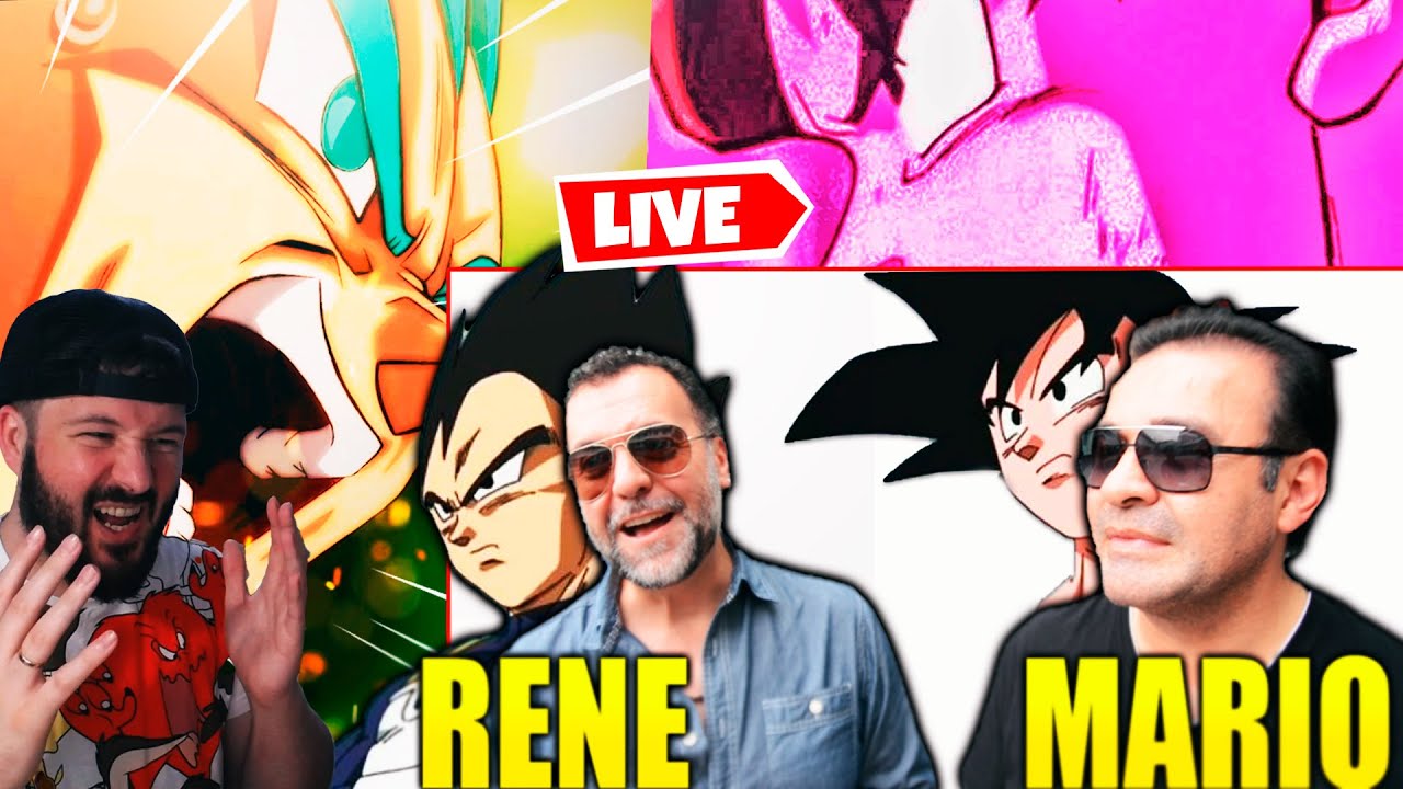 🇪🇸ESPAÑOL REACCIONA a LA VOZ DE GOKU Y VEGETA ⚡ MARIO CASTAÑEDA Y RENE GARCIA ⚡