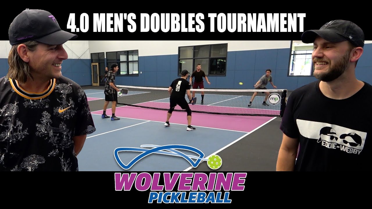 4.0 Турнир по пиклболу среди мужчин в парном разряде в Wolverine Pickleball