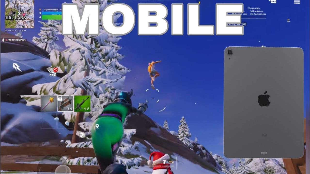 Playing Fortnite Mobile Ranked zero build😱