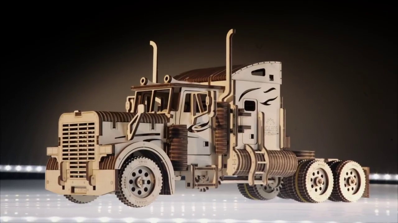 Ugears Heavy Boy Truck and Trailer VM 03 Models  Premier on  weymuller