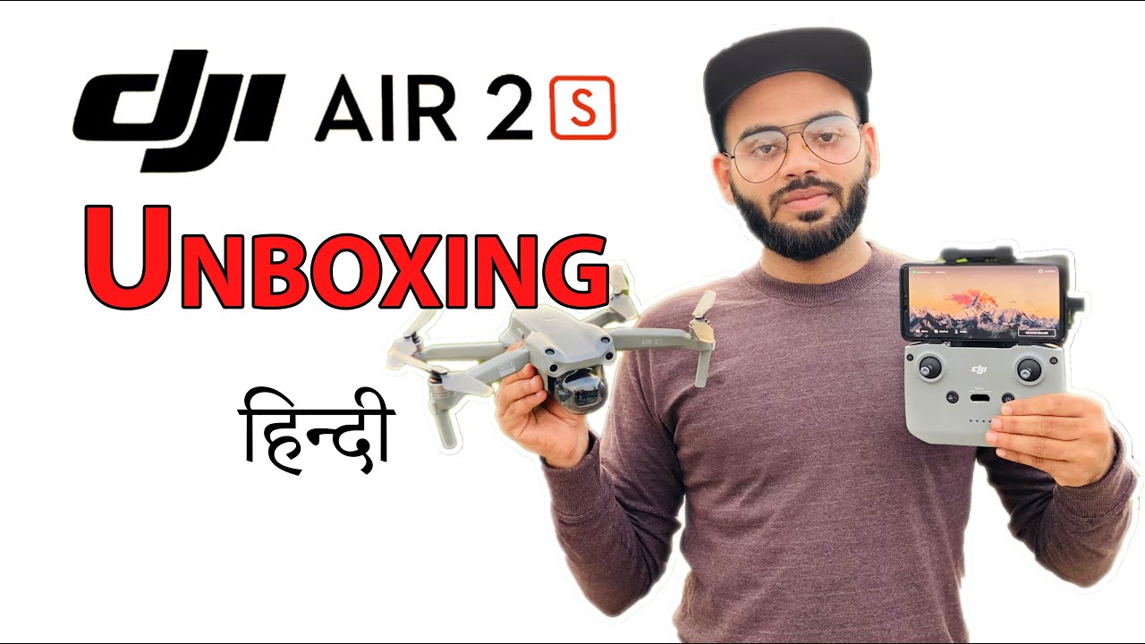 Dji Air 2S Fly More Combo Unboxing in Hindi