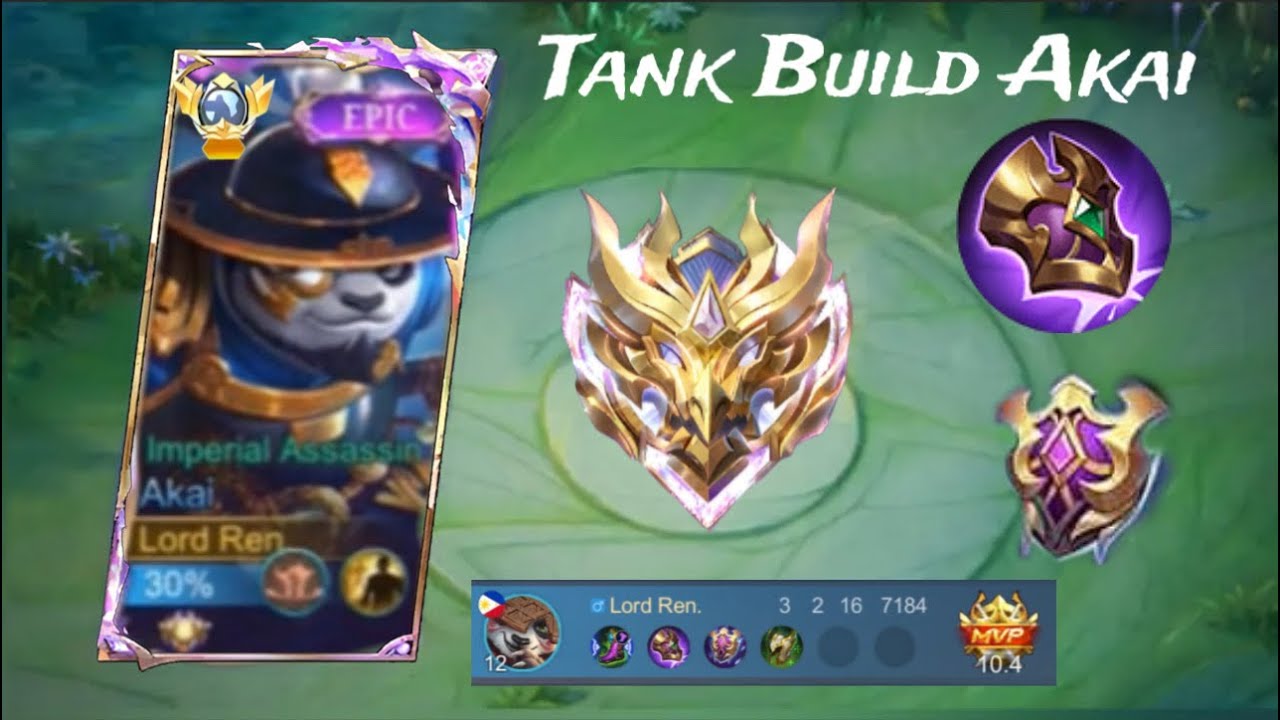 How to use Akai as A tank | Best build Akai 2024 | How to counter Atlas Using Akai
