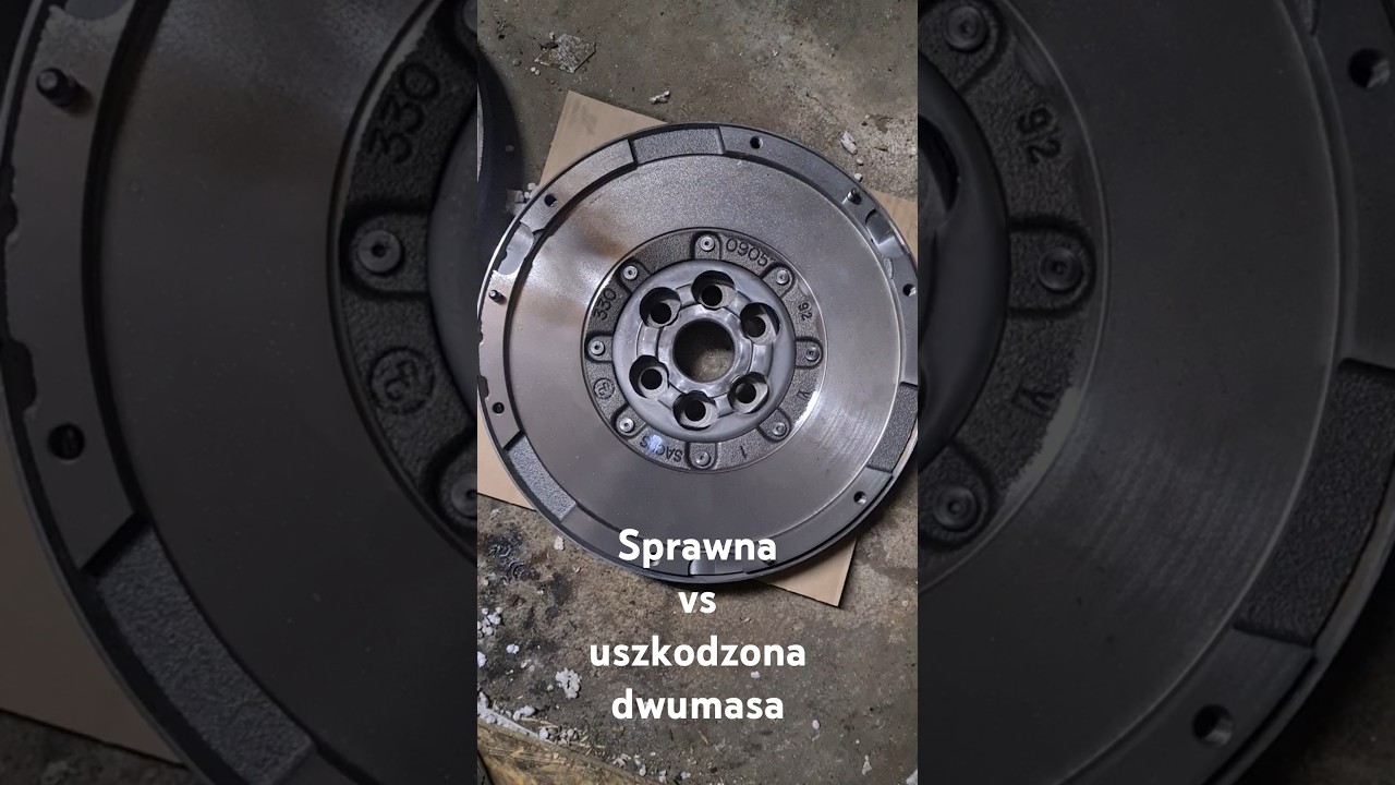 Por&oacute;wnanie nowej dwumasy z uszkodzoną #fiat #lancia #dualogic #selespeed #dwumasa #sprzęgło #shorts