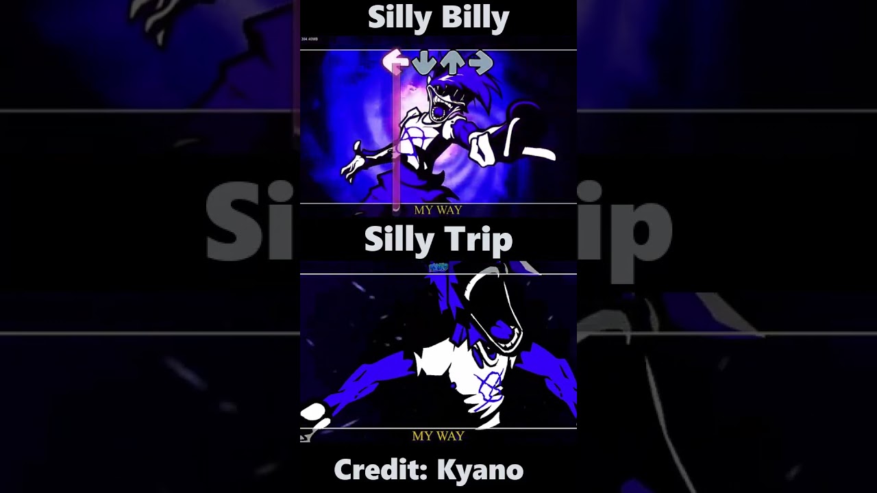 Hit Single Real: (Silly Billy VS Silly Trip) (EDIT) (FNF MOD) #shorts