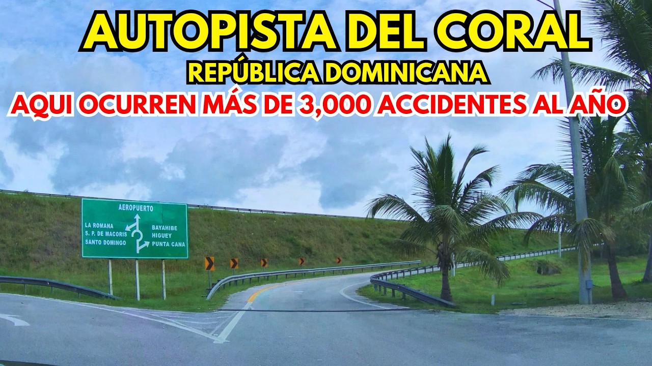 AUTOPISTA HERMOSA Y PELIGROSA 😨 RECORRIDO DESDE LA ROMANA HASTA PUNTA CANA 4K