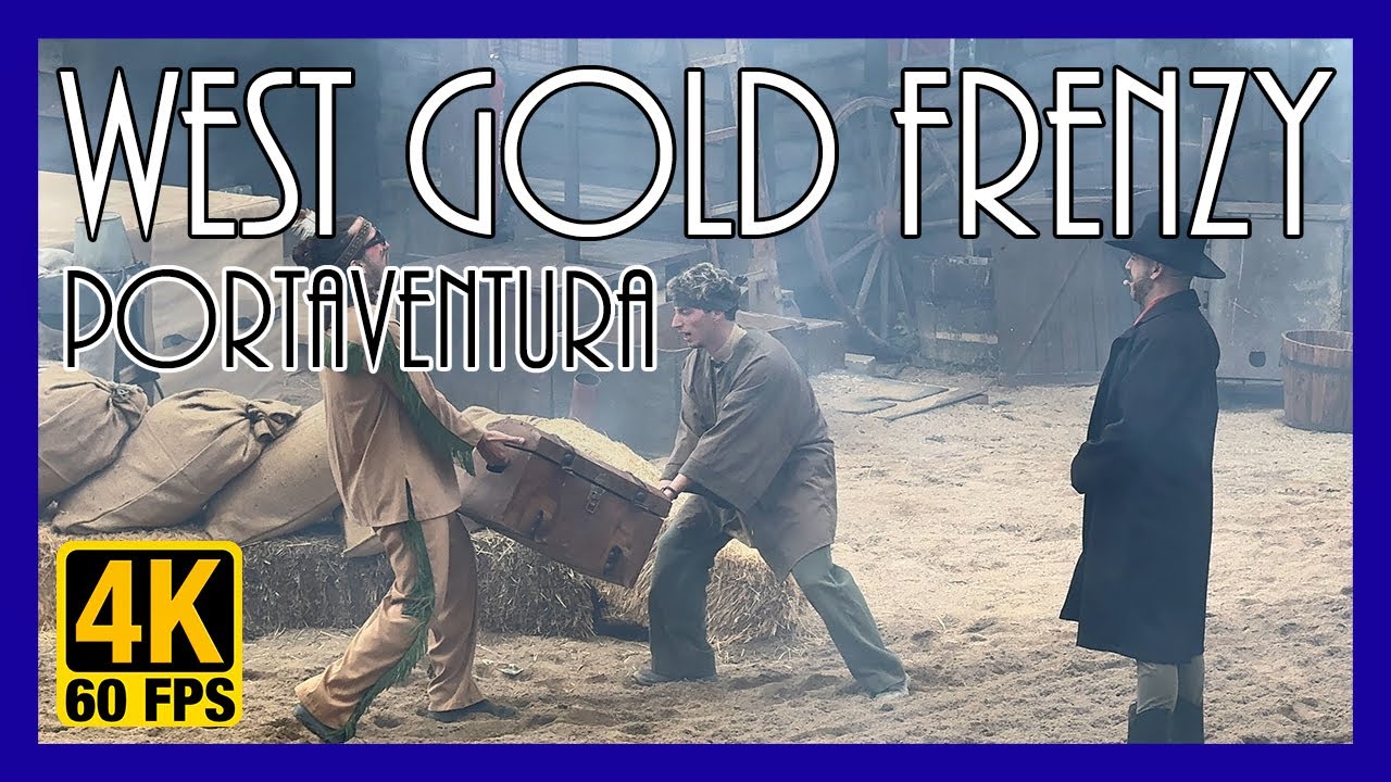[4K-60] West Gold Frenzy - PortAventura - 2024