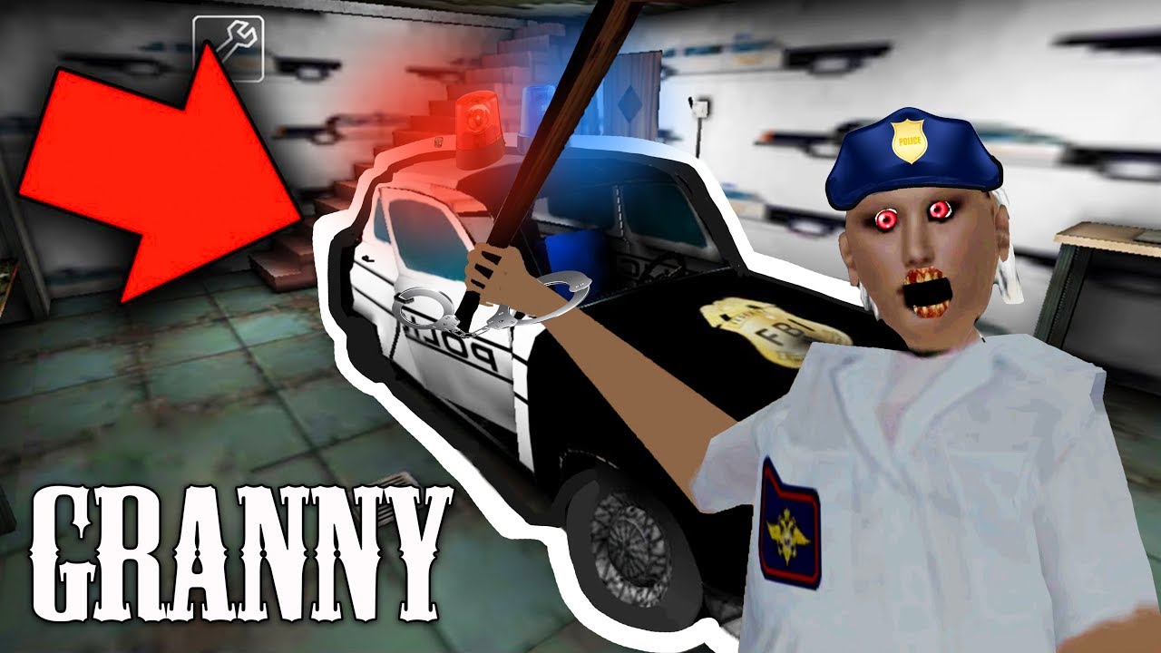 БАБУШКА ПОСАДИЛА НАС В ТЮРЬМУ!! Геймплей Granny Police Mod