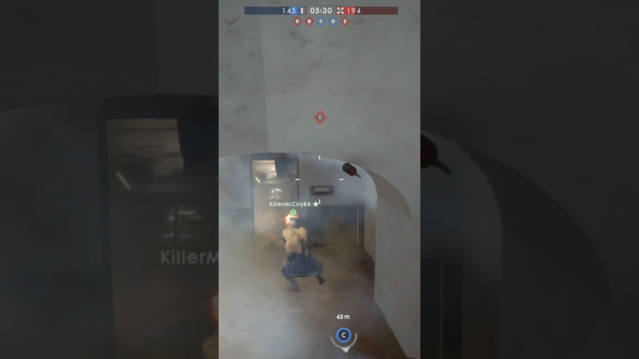 BF1 grenade trick shot 
