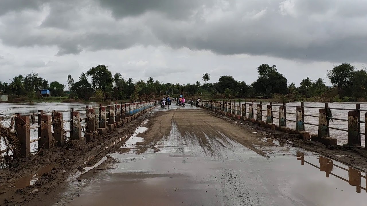Krishna river  flood 2019