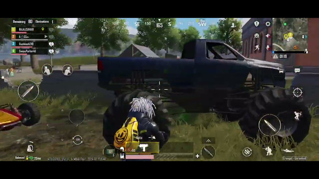 PRISION RUSH GAME PLAY UNRANKED ERANGLE MATCH 