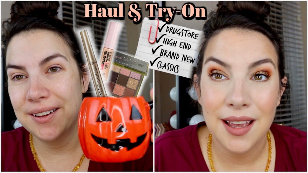 SUPER RANDOM MAKEUP HAUL (full face try-on!)