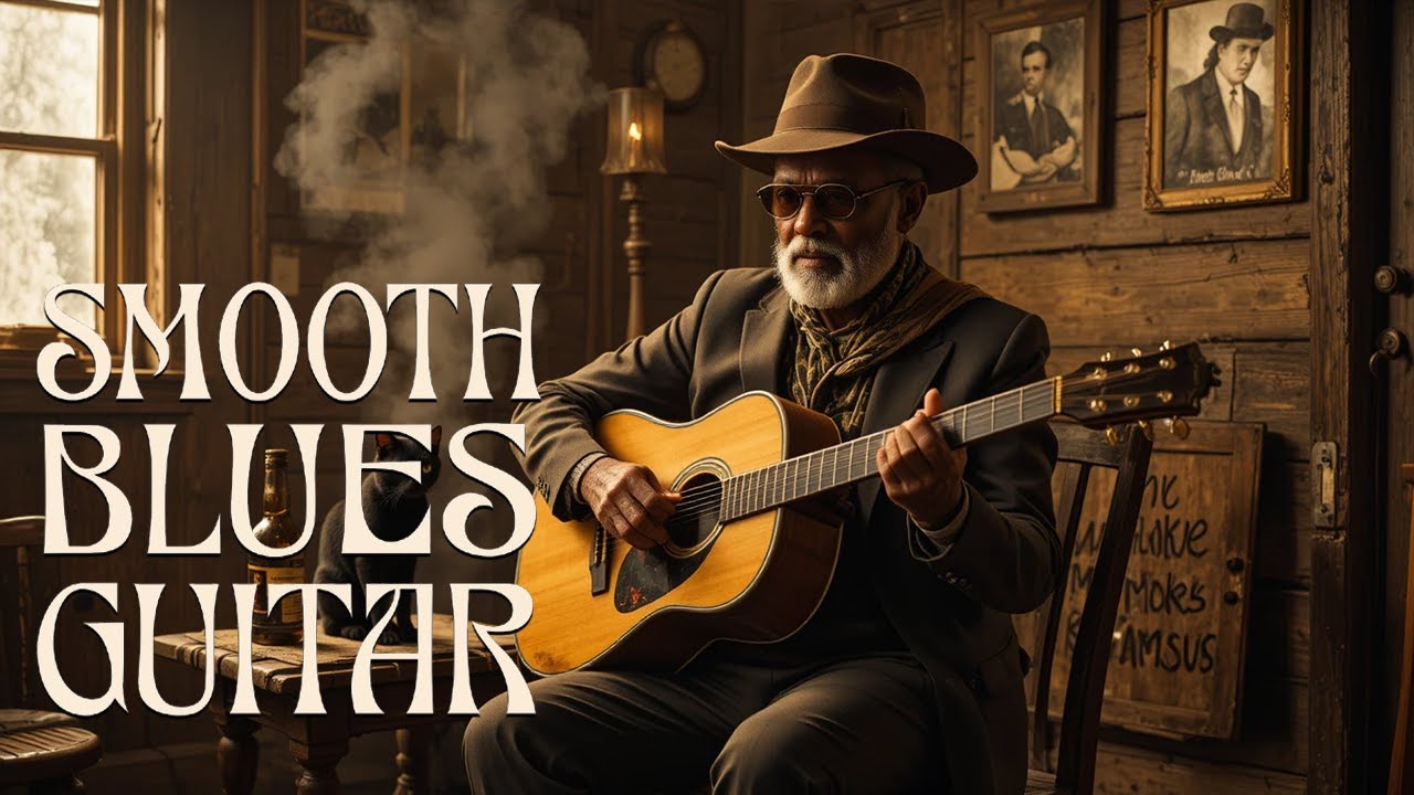 Soulful Guitar Blues | Smooth Jazz Melodies for a Relaxing Whiskey Night, Vintage Blues Lounge