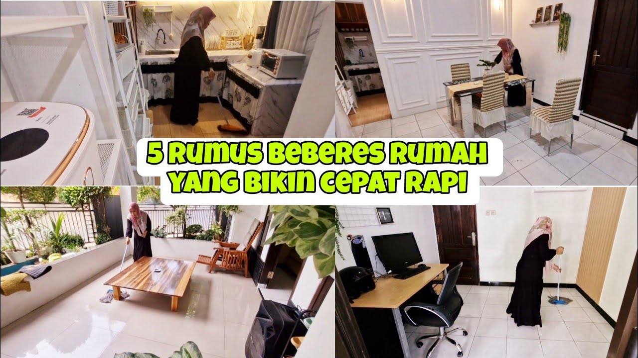 RUMAH CEPAT BERANTAKAN⁉️JANGAN PUTUS ASA DULU COBA 5 RUMUS BEBERES RUMAH INI||CLEANING MOTIVATION