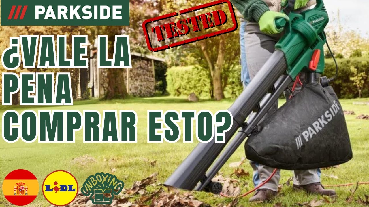 SOPLADOR/ASPIRADOR DE HOJAS EL&Eacute;CTRICO Parkside PLS 2600 B2 ESPA&Ntilde;A ESPA&Ntilde;OL LIDL