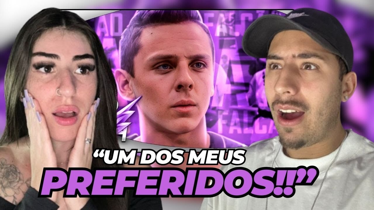 REAGINDO 2 EM 1 | Rap do Falcão (Cobra Kai) | Flash Beats