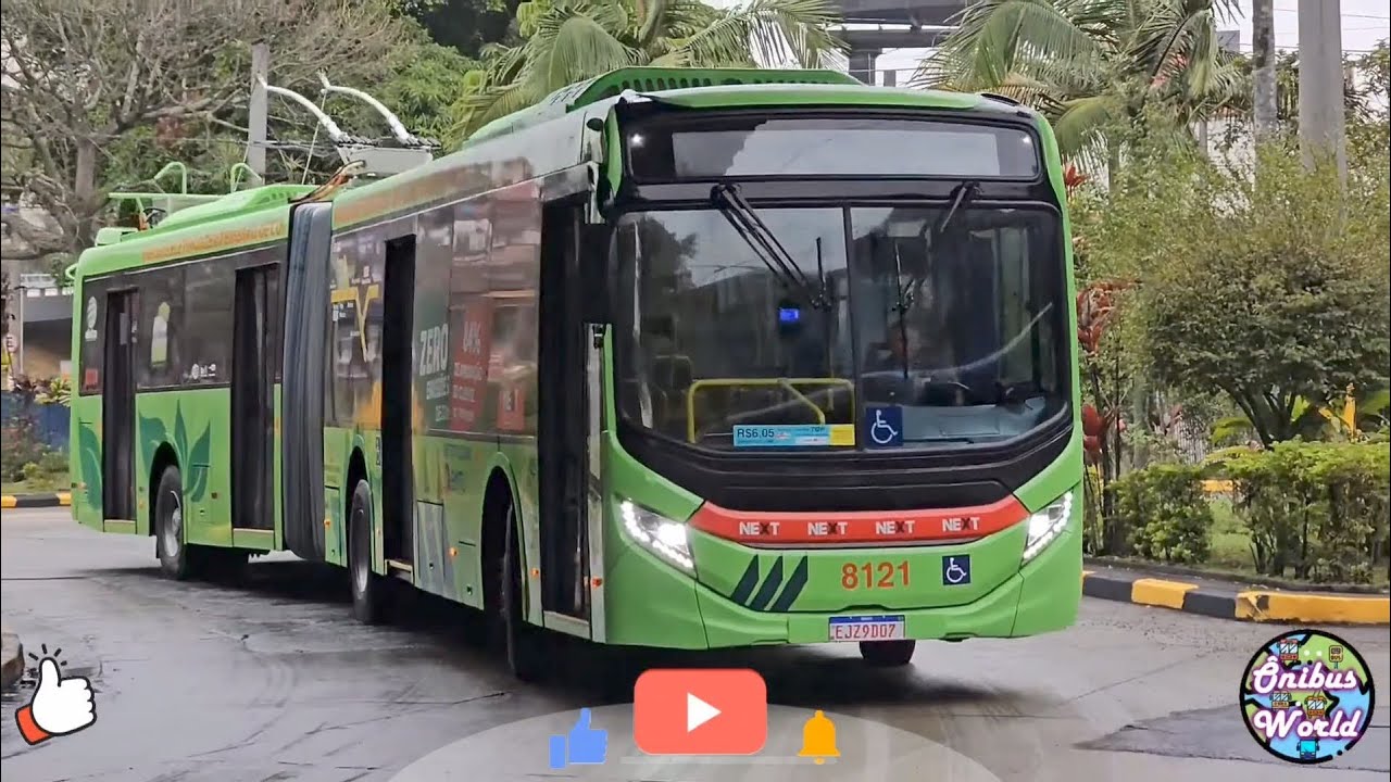Trólebus Caio Millennium II Articulado Mercedes-Benz O-500UA