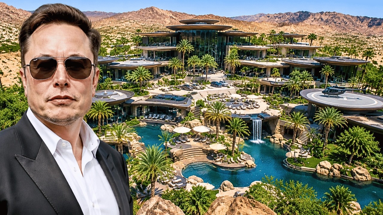 Inside Elon Musk's $65 Million Hidden Palm Springs Desert Compound