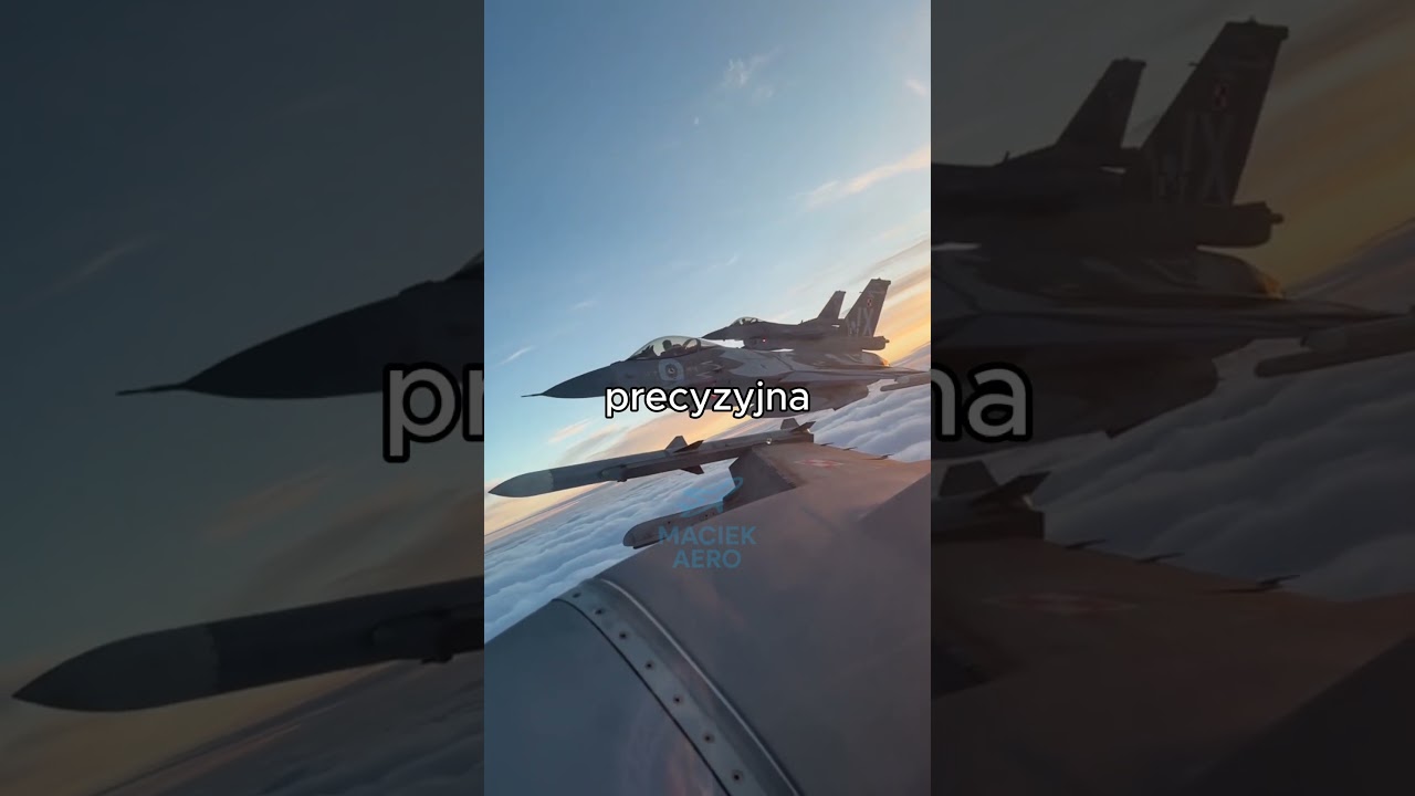 What are Polish F-16s doing to the enemy over the Baltic Sea? 🇵🇱✈️ #ytshorts