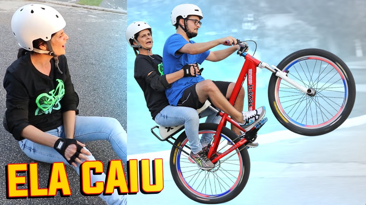 MINHA MÃE NO GRAU DE BIKE