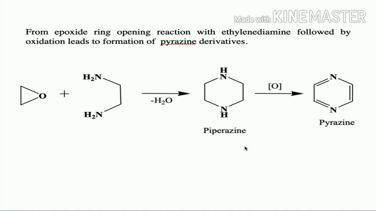 Synthesis and reactions of Pyrazine