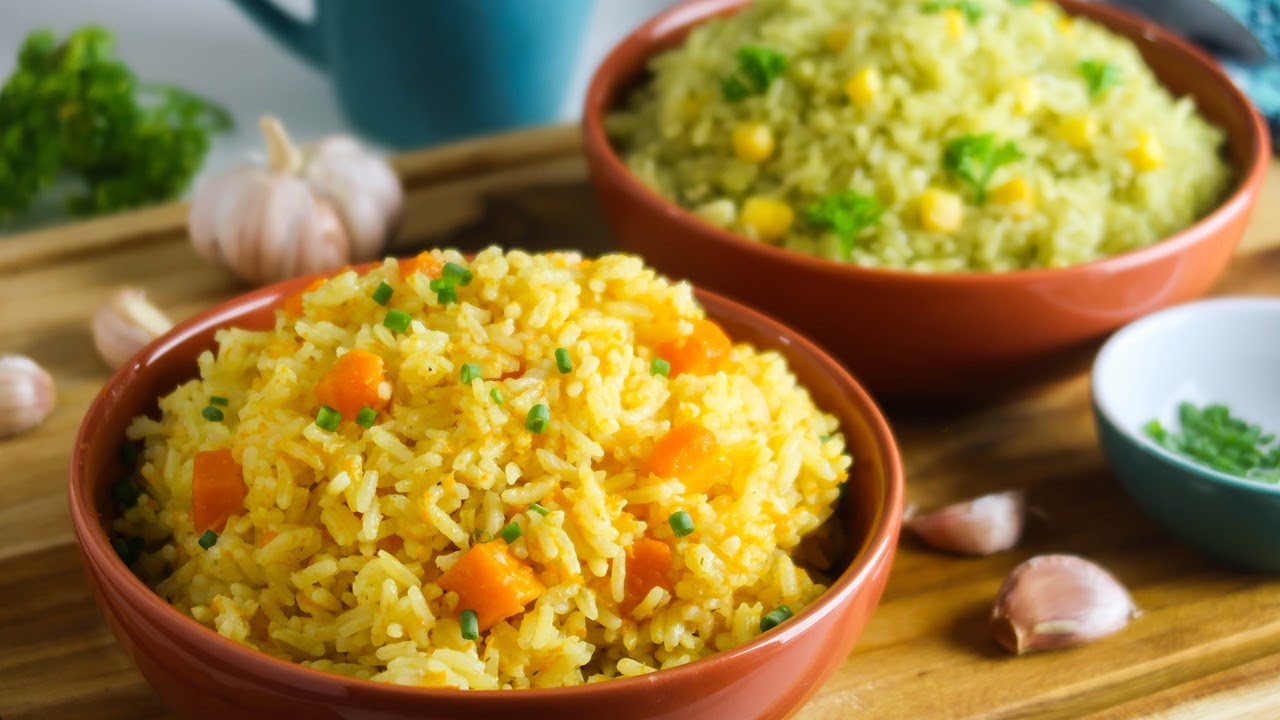 Tres formas diferentes de hacer arroz facil.