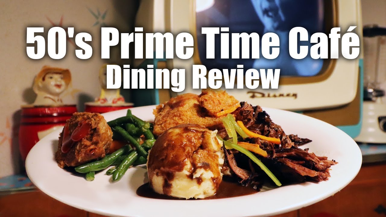 Dinner at 50's Prime Time Cafe in Disney’s Hollywood Studios | Walt Disney World