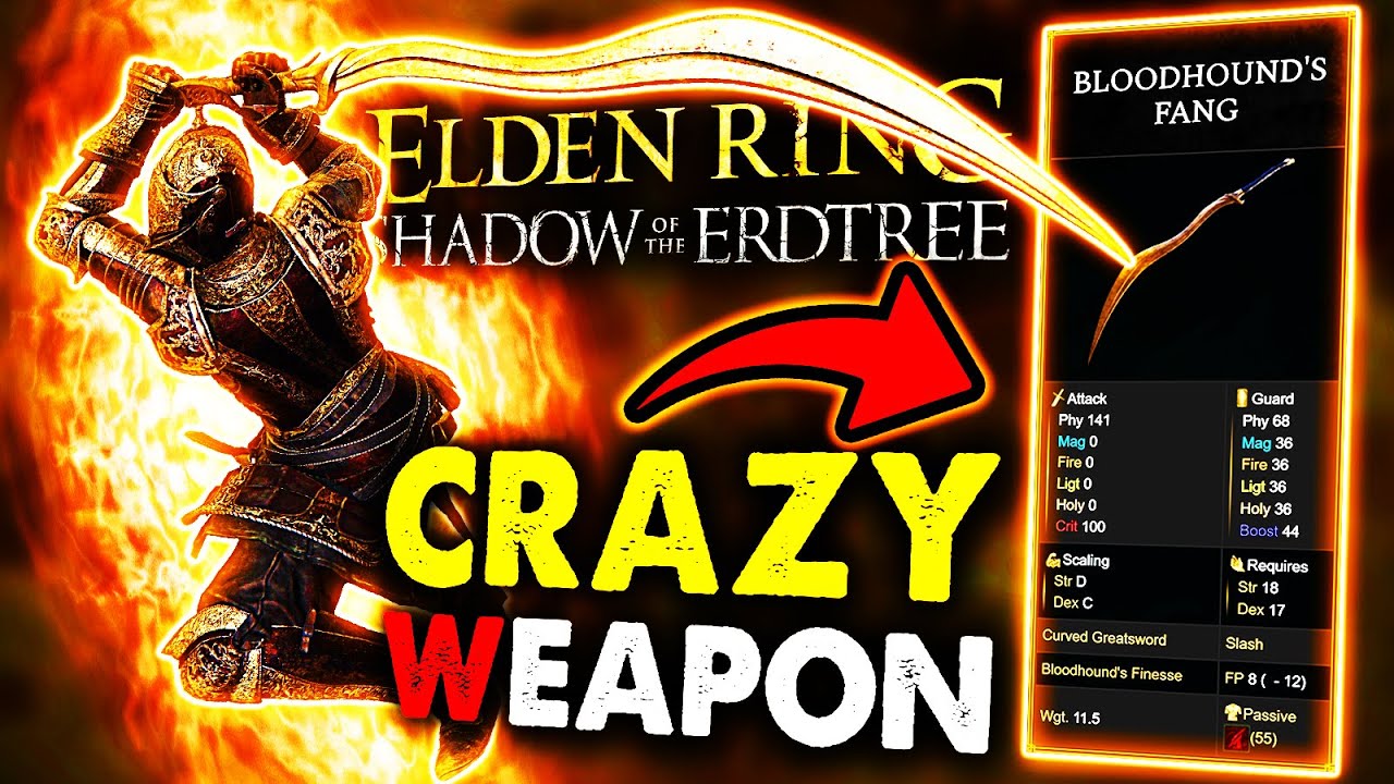 THIS IS WHY SPEEDRUNNERS USE THE BLOODHOUND'S FANG IN ELDEN RING 1.16 SHADOW OF THE ERDTREE OP BUILD