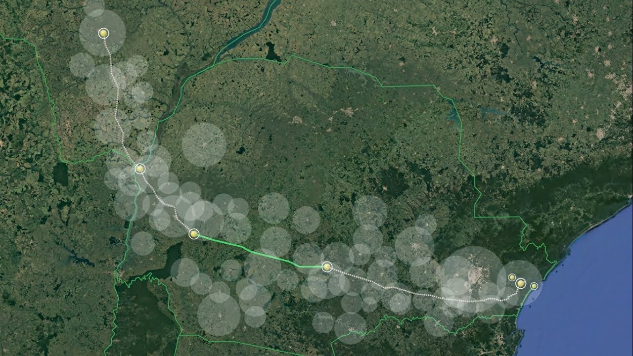 Projeto para nova ferrovia no Paraná