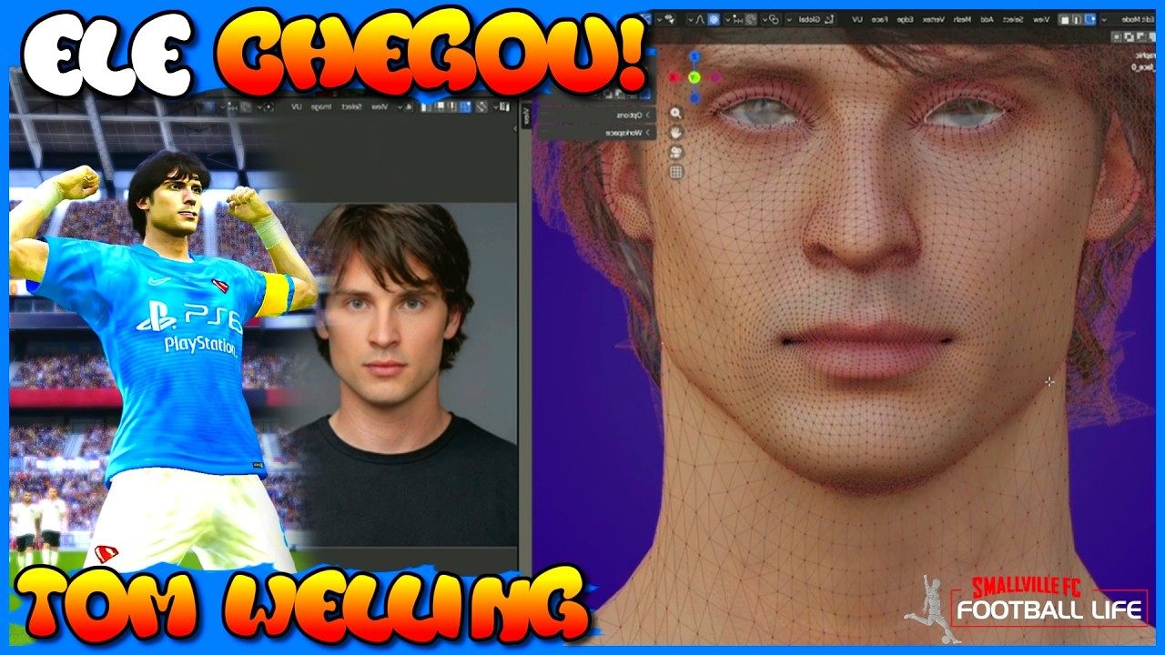 O CAPITÃO CHEGOU! Tom Welling no Smallville FC (FACE 3D + GOLAÇOS DE LONGE)