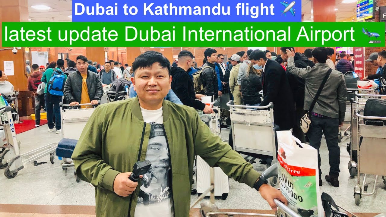 Dubai To Kathmandu Flight✈️ Part-1 || Latest Update 2023 || International Airport Dubai🔥