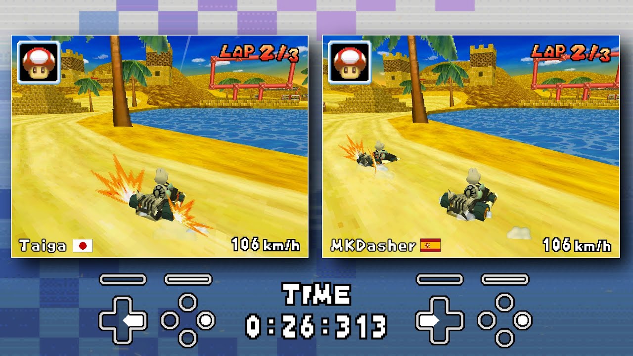 Desert Hills World Record Comparison - MKDasher vs. Taiga