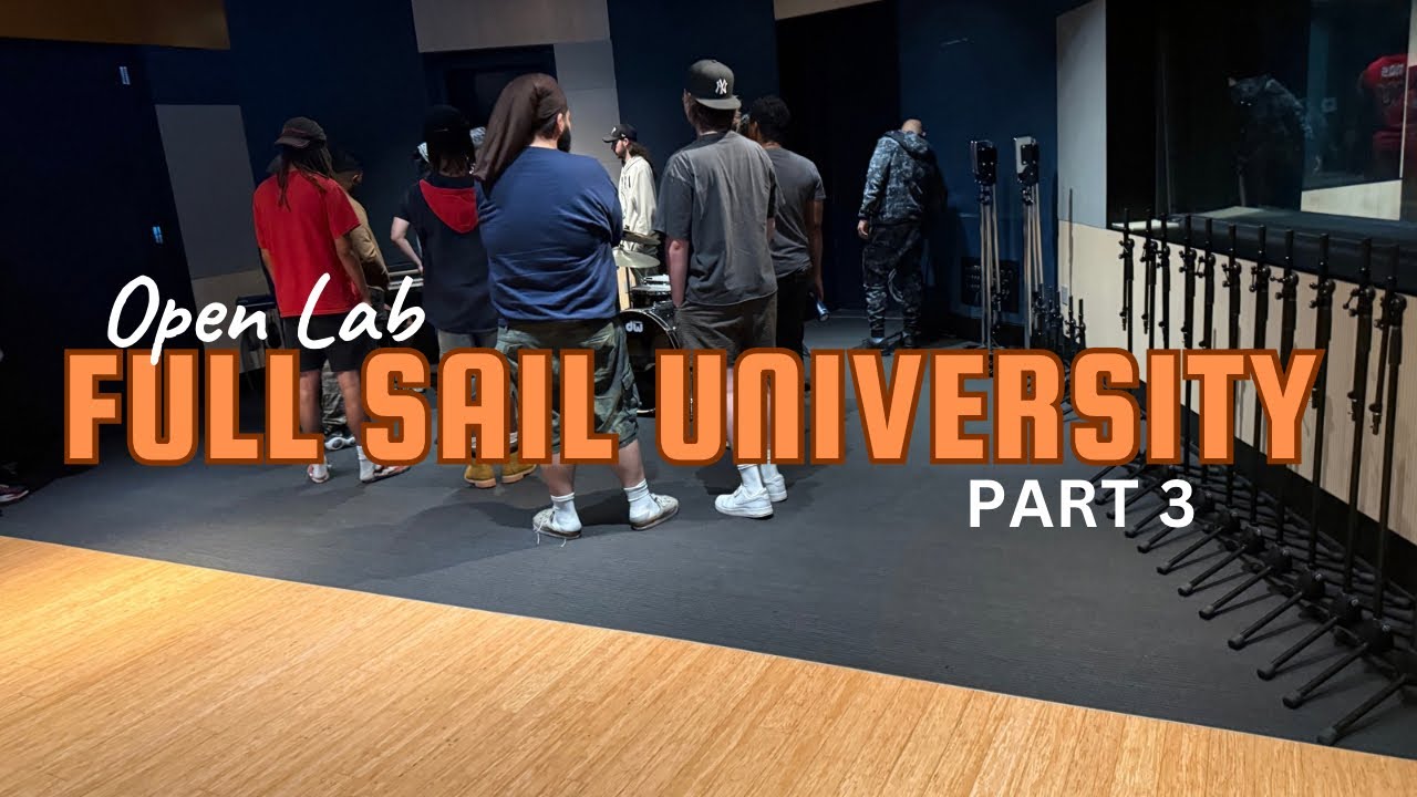 Full Sail University Studio [Open Lab] -  Day 1 Vlog (Part 3)