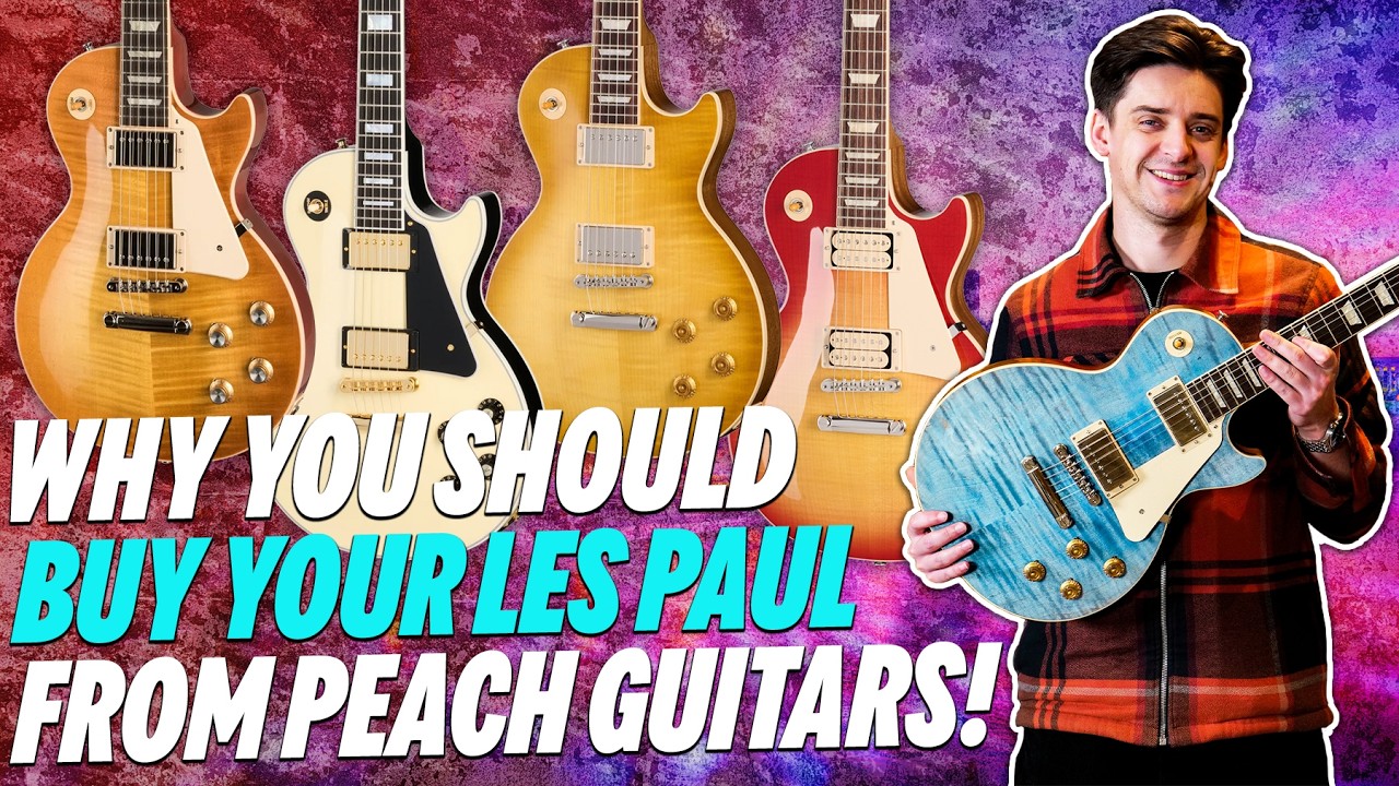 Why You Should Buy Your Les Paul From Peach Guitars!