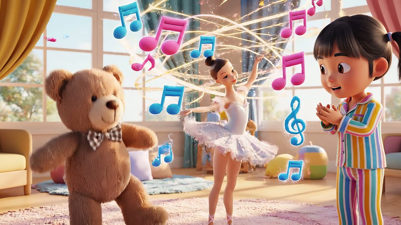 Seis muñequitas giran, giran, giran | Canciones Infantiles y Rimas para Niños