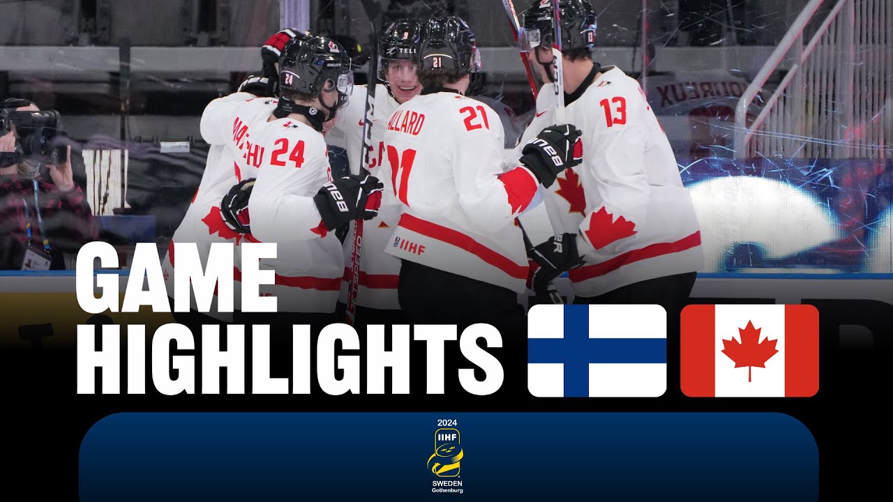 Highlights: Finland vs Canada | 2024 #WorldJuniors