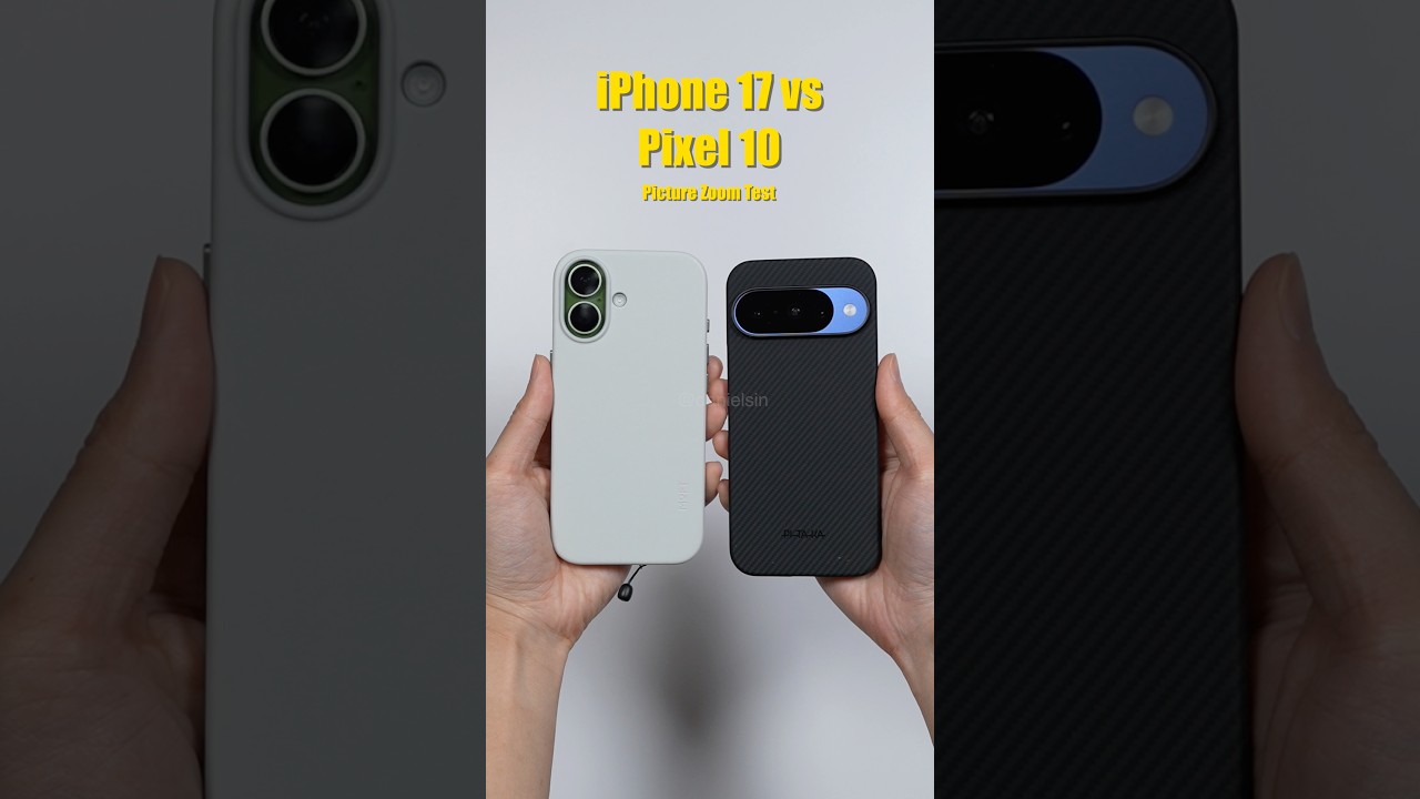 Сравнение зума камер iPhone 17 и Pixel 10!